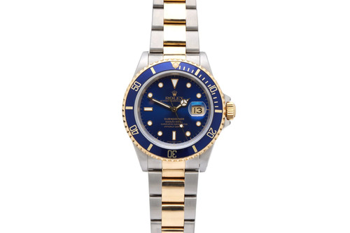 Rolex Submariner 16613 Stainless Steel & 18K Yellow Gold 40mm ...
