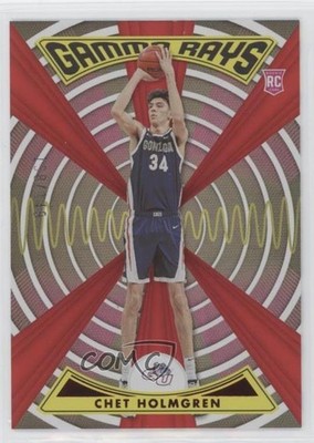 2022-23 Chronicles Draft Picks Gamma Rays Red /149 Chet Holmgren Rookie RC 0a16