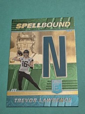 2022 Panini Donruss Elite - Spellbound Trevor Lawrence #SB-TL6 Green Letter N