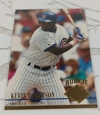 1994 Fleer Ultra Rookie Baseball Card Chicago Cubs Kevin Roberson #165. rookie card picture