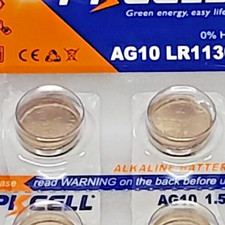 2x AG10 BATTERY LR1130 189 L1131 389 V10GA 1.5 V