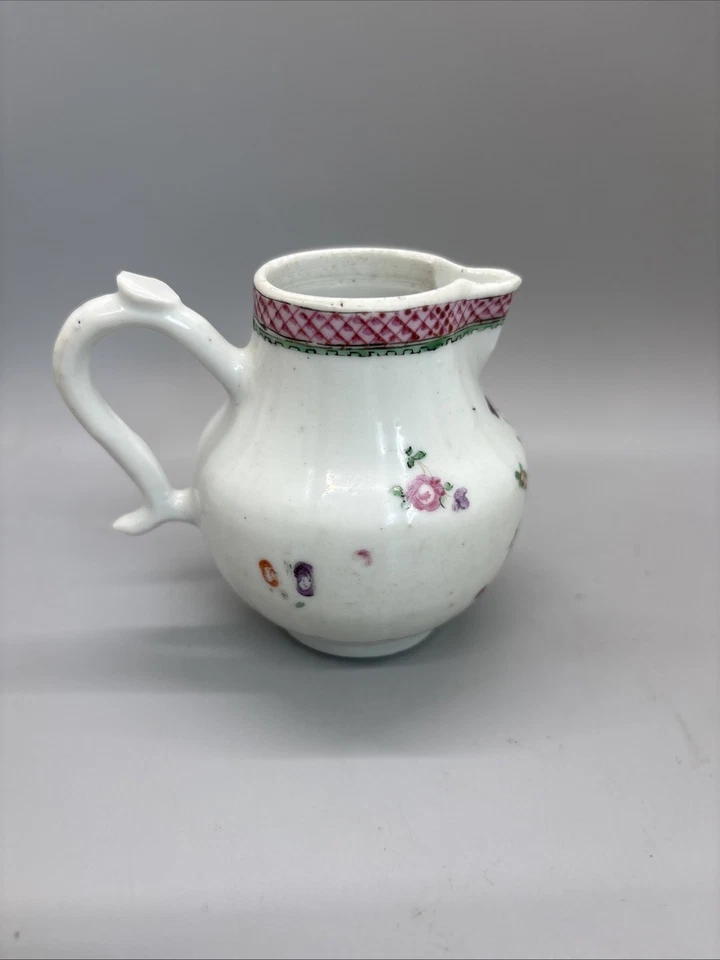 Crema de porcelana de exportación china Famille Rose Foto 2 de 4