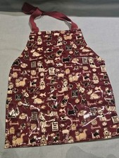 Harrods Pet Shop Animals 100% Cotton PVC Coated Childrens Full Length Apron GC