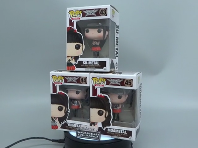 FUNKO POP! ROCKS BABYMETAL SU #43 YUI #44 MOA #45 SET OF 3 Vinyl