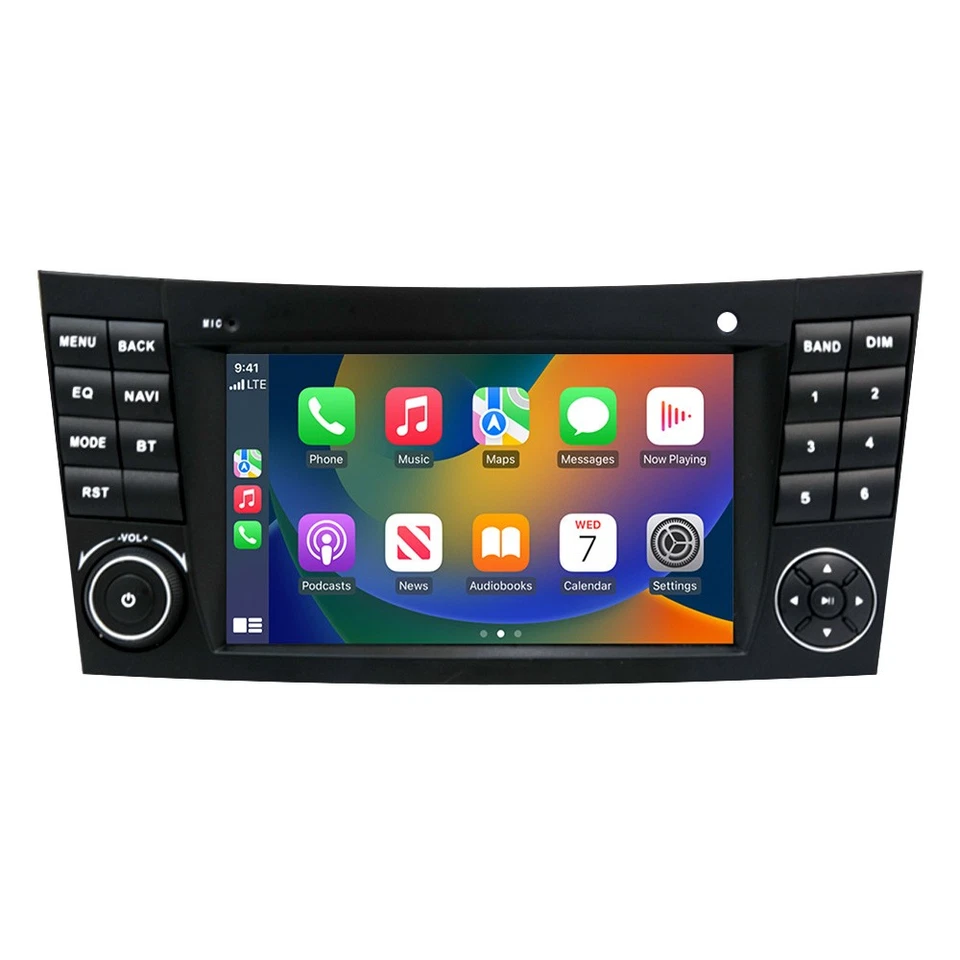Android 14 Carplay Autoradio Für Mercedes Benz CLS E-Class W211 W219 GPS Navi FM - Bild 4 von 4