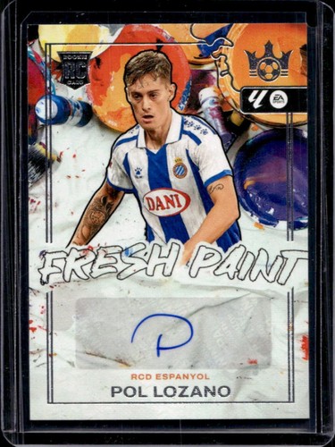 2025-26 Panini Pitch Kings La Liga Pol Lozano Fresh Paint RC Rookie Auto #18