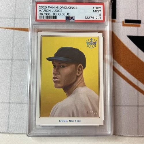 2020 Panini Diamond Kings Dk206 Aaron Judge #Dk2 Holo Blue /99 PSA 9