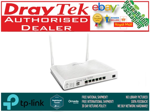 NEW DrayTek Vigor 2865ax Wireless VPN Firewall Router Gig Ethernet Dual-band AC