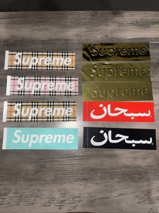 Supreme Burberry Sticker | eBay