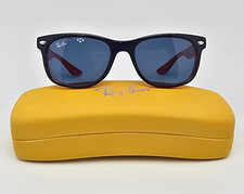 Ray-Ban Jr. RJ9052S 178/80 Wayfarer Kids Blue Frame Blue Lens Sunglasses w/ Case