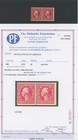 Mr Fancy Cancel SC 388 MH 2C PAIR 2MM SPACING F/VF CAT $3750 — photo 1