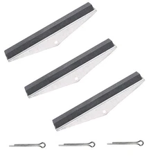 Cylinder Hone Stone Set 3-Piece 4" Long Replacement Stones 220 Grit