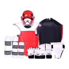 8 St&uuml;ck Taekwondo Sparring Gear Set Boxk&ouml;rperschutz mit Aufbewahrungstasche