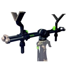 Adjustable 2 Point Gun Rest for Tripods and Trigger Sticks Ideal for All Hunters
