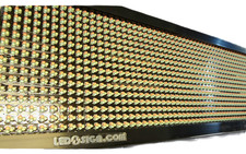 11.9"x 59.2" RGB FULL COLOR LED SIGN Programmable Scrolling Message  ROAD CASE.