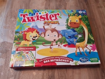 Hasbro Gaming Junior Twister Junior Animal Adventure Game 3+ Kinder 2-4 Spieler