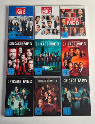 CHICAGO MED Staffel 1-9 (DVD Set, Deutsch), guter bis sehr guter Zustand