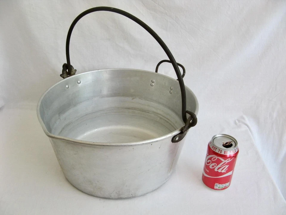 13" wide jam pan + funnel Marmalade, mince meat, a pan for all seasons Croydon - Image 1 of 1