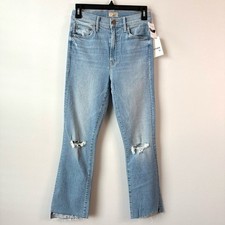 Mother The Insider Crop Step Fray Jeans Thrilling Shots 27