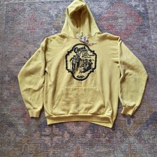 Vintage 70s Hanes Hoodie Yellow Size L