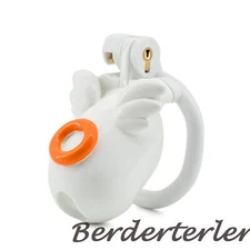 2025 New Angels & Demons Chastity Cage with 4 Rings for Men Abstinence Device 