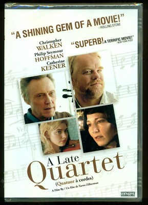 A LATE QUARTET   CHRISTOPHER WALKEN, P. S. HOFFMAN & C. KEENER - BRAND NEW DVD