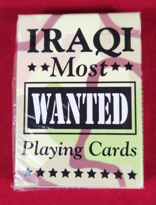 Iraqi Most Wanted Playing Cards - Factory Sealed - New in Unopened