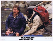 DEADLY PURSUIT Original Lobby Card 3 Tom Berenger Sidney Poitier Kirstie Alley