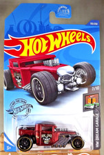 2020 Hot Wheels 135 HW Dream Garage 7/10 BONE SHAKER Satin Red w/Black DD8 Sp