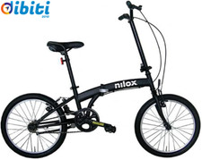 Bici Pieghevole, Facile da Trasportare, Design Moderno, con Telaio Opaco in Acci