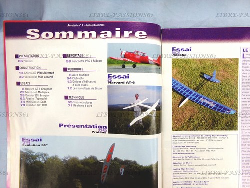 MAGAZINE AÉROTECH N°1, JUILLET-AOÛT 2003, + PLAN ENCARTÉ "VARIANTES" - Picture 5 of 13