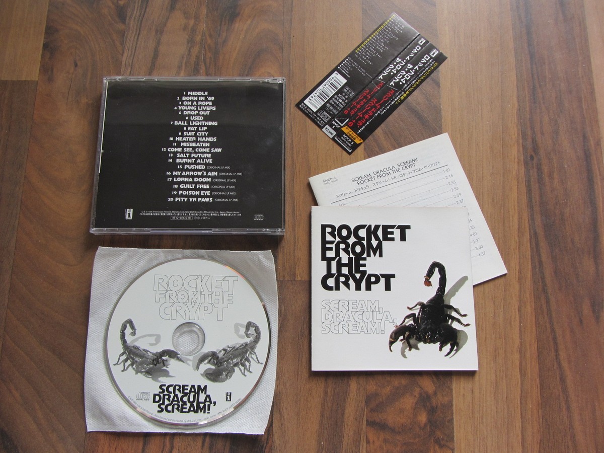RFTC ROCKET FROM THE CRYPT Scream Dracula Scream 1995 JAPAN CD