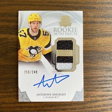 2020-21 The Cup Anthony Angello Rookie Patch Auto 056/249 RC #133