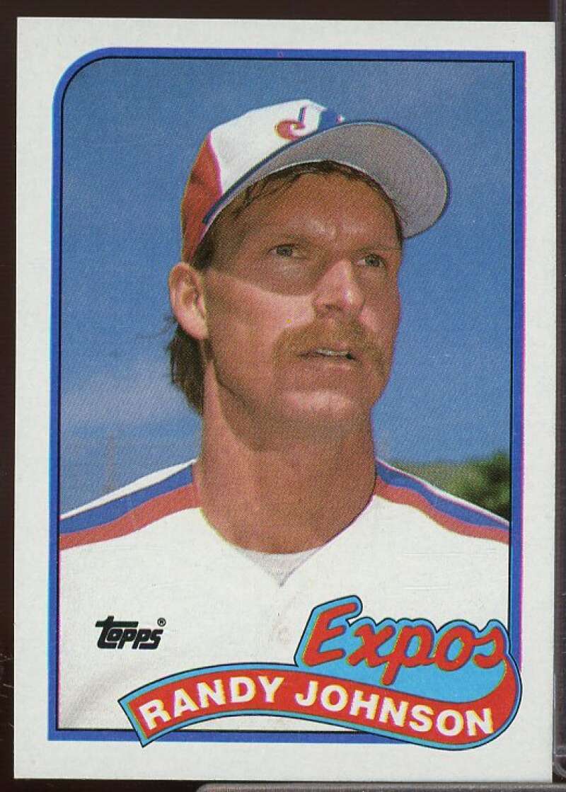 Randy Johnson Rookie Card 1989 Topps #647 