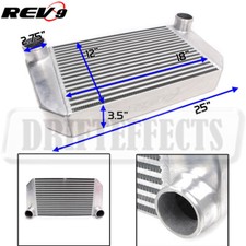 Rev9 Universal V-mount Turbo Intercooler Fmic 25x12x3.5 550hp 2.75inletoutlet Rev9 Universal V-mount Turbo Intercooler Fmic 25x12x3.5 550hp 2.75inletoutlet