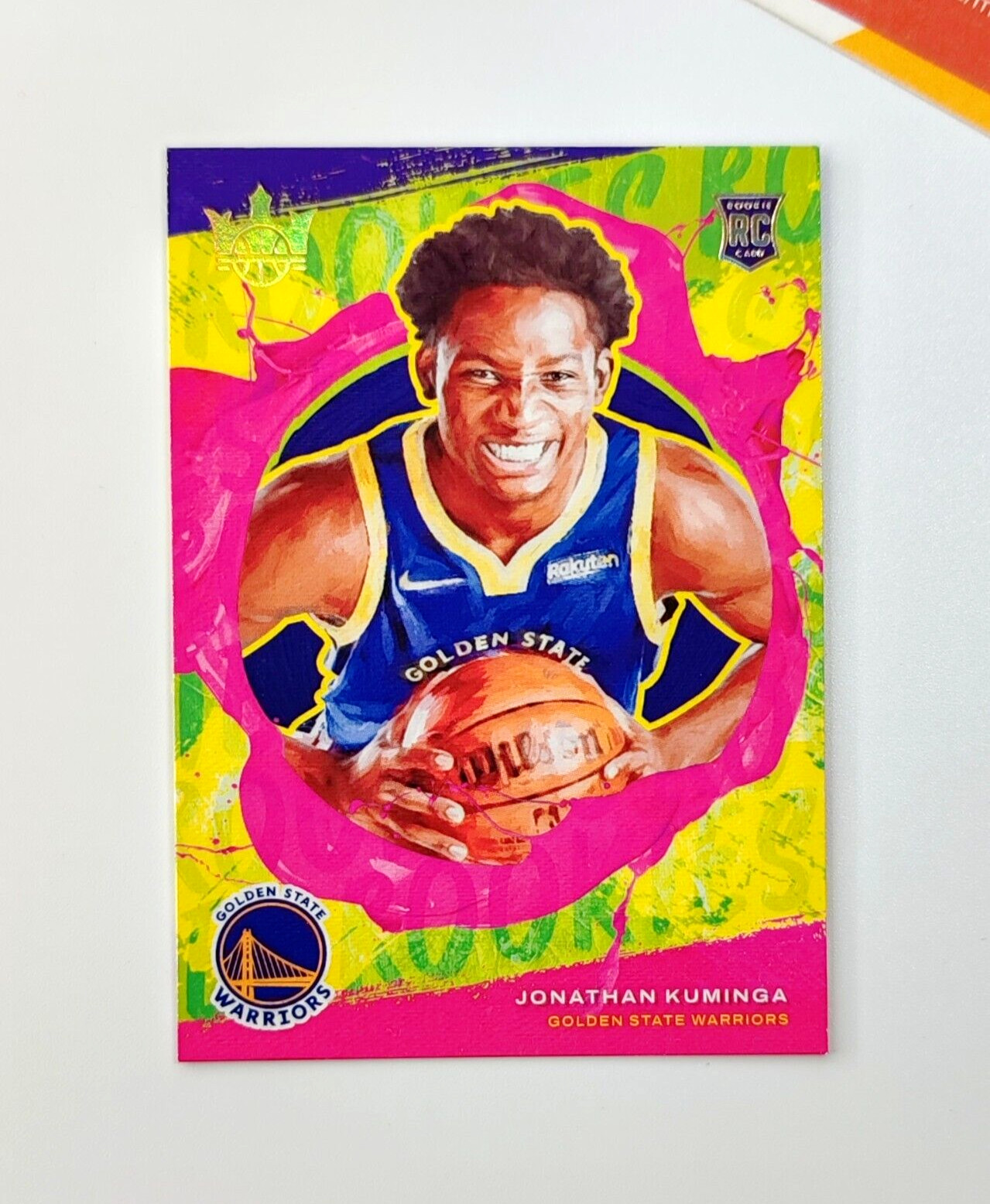 Panini Court Kings Basketball Jonathan Kuminga #133 Rookie II Warriors 2021-22