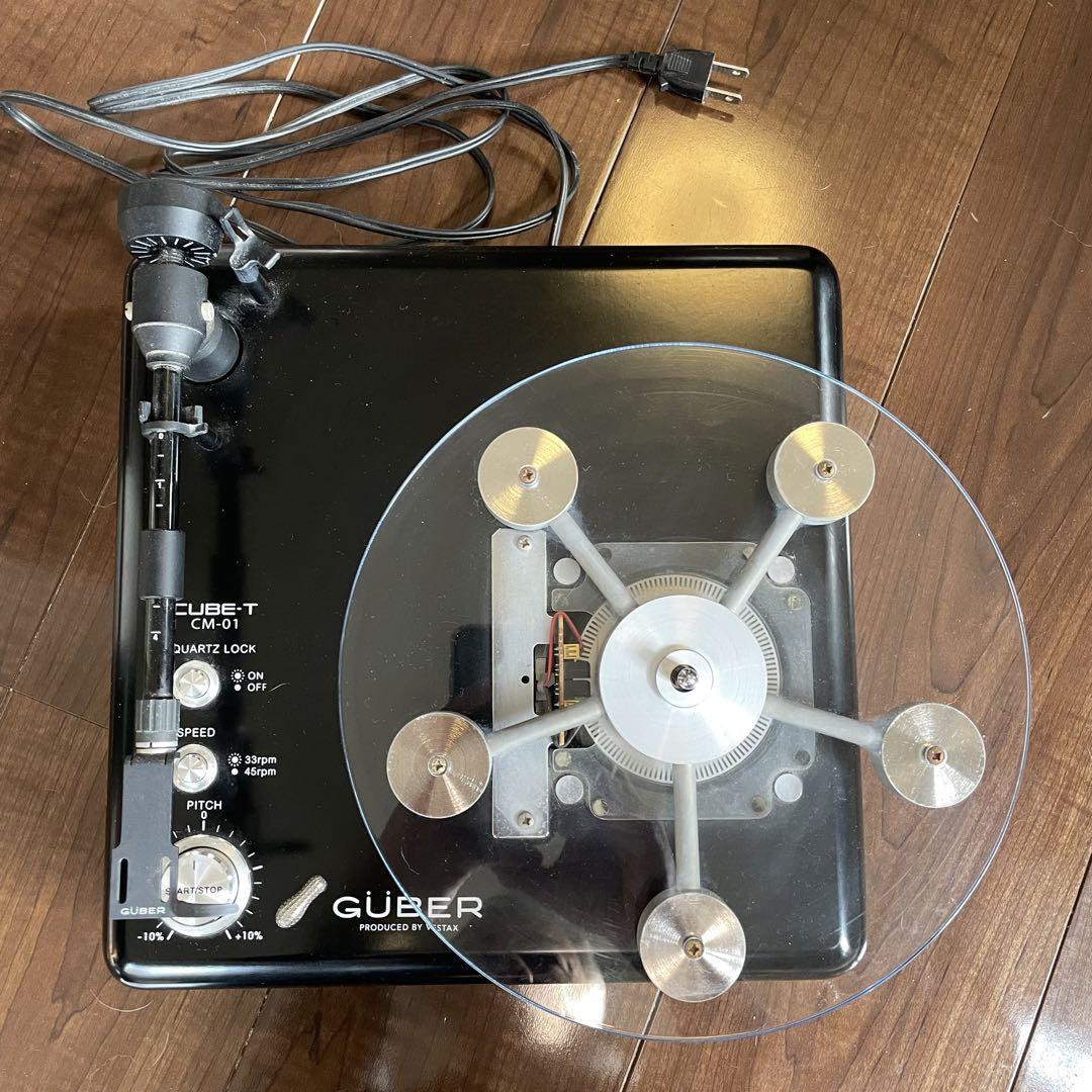 VESTAX GUBER CUBE-T CM-01 TURNTABLE DIRECT DRIVE, GOOD
