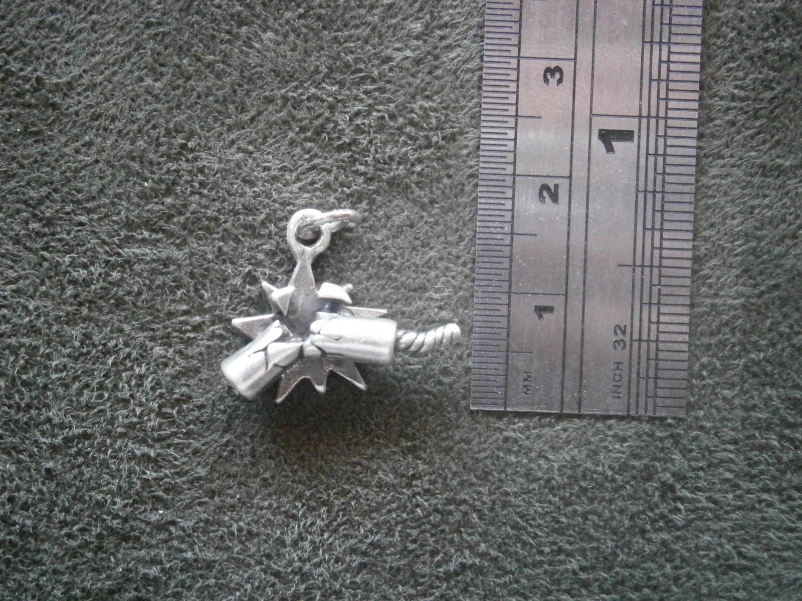 Exploding Firecracker Firework Vtg Sterling Silve… - image 2