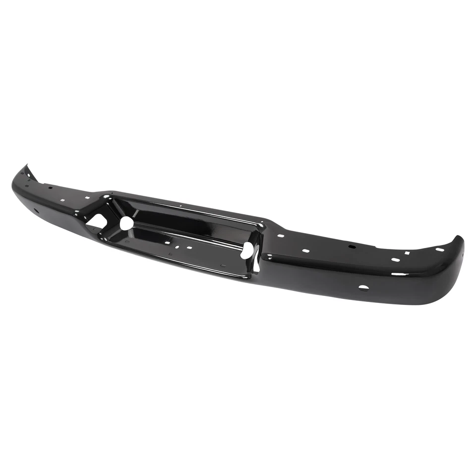 For 96-23 24 Express Savana 1500 2500 3500 Black Steel Rear Bumper w/Sensor Hole Foto 2 de 4