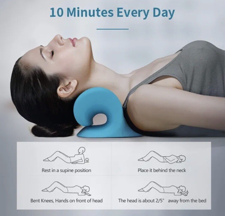 RESTCLOUD P HEALTH Neck & Shoulder Relaxer Pain Relief Color Blue! Authentic !!￼