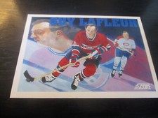 GUY LAFLEUR   (montreal canadians)   1991/92 score SPEED & GRACE card #401  mint