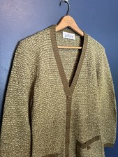Vintage 70’s Jantzen Knit Cardigan Sweater Size 36 USA Made