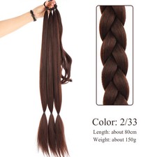 Women's Long Hair Ponytail Braided Fashionable Synthetic Around K4A8