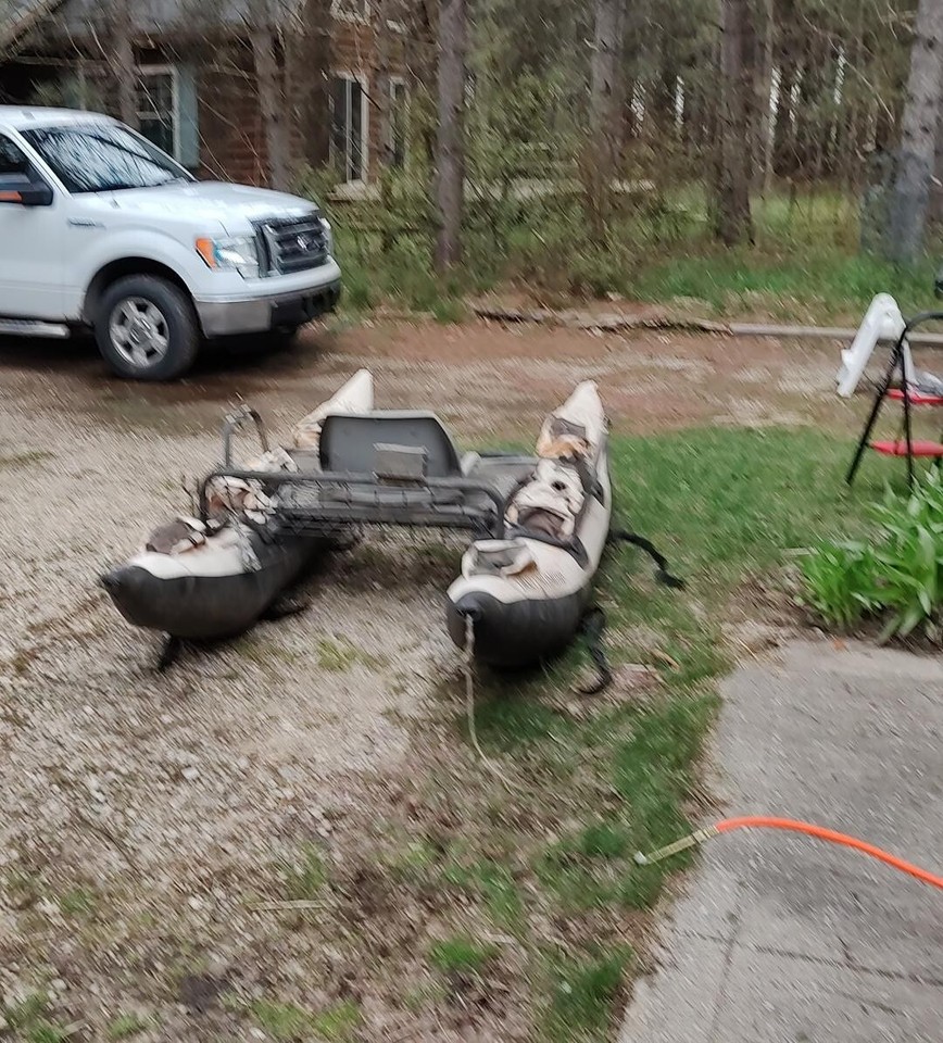 Cabelas Classic Accessories Columbia pontoon boat for fishing, recreation 8 FT eBay