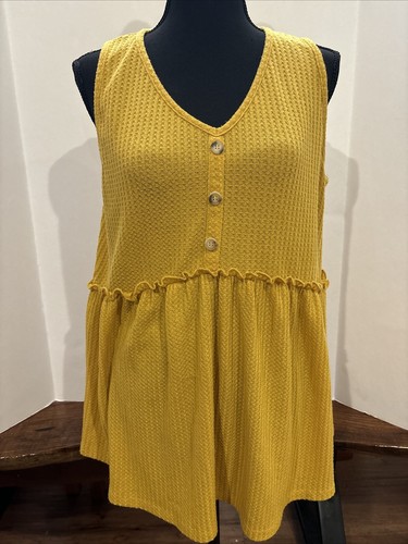 UMGEE Women's Cottage Core Boho Chic Core Oversized Crochet Blouse Top SZ L