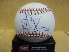 VICTOR PAYANO TEXAS RANGERS SIGNED M.L. BASEBALL W/COA