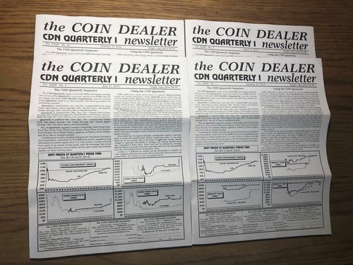 the COIN DEALER newsletter - Quarterly I - Complete Set 2014 (4 Issues)