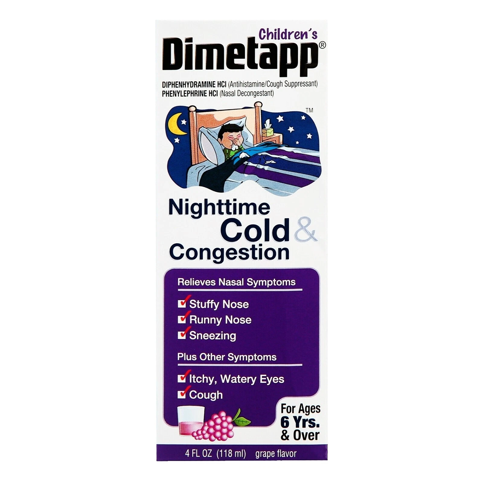 Dimetapp Over-The-Counter tosse, Resfriado e gripe Medicina