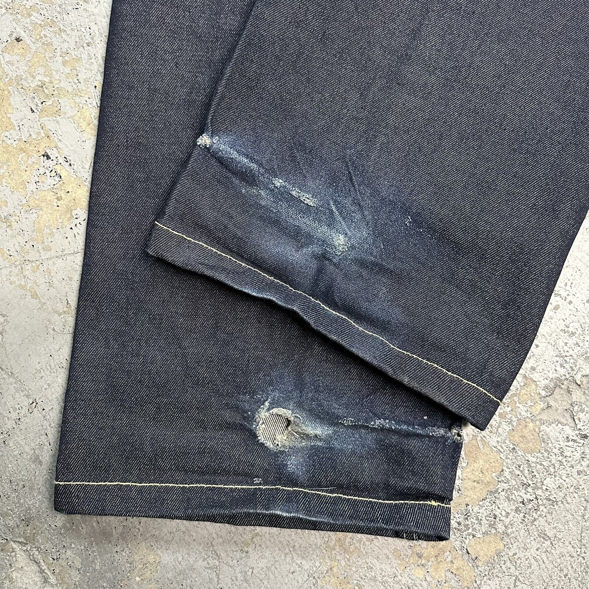 Vintage Y2K Southpole Raw Denim Baggy Jeans Size 34 Skater Jnco