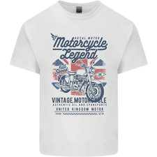 Motorcycle Legend Biker motorcycle Chopper Mens Cotton T-Shirt Tee Top